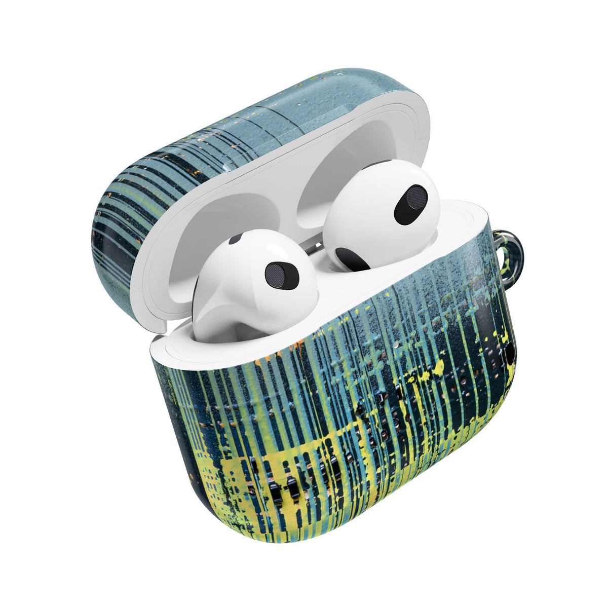 Acid Raster Circuit · Hard Case for AirPods & AirPods Pro · Teal
