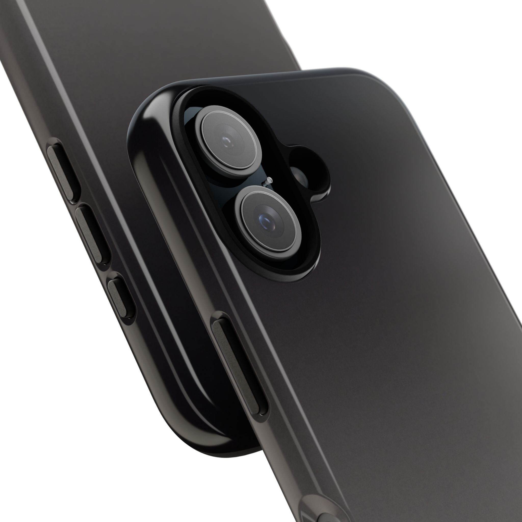 Grey Tough Phone Case for iPhone - Obsidian Ash Fade