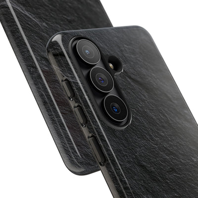 Obsidian Slate · Tough Phone Case for Samsung · Black