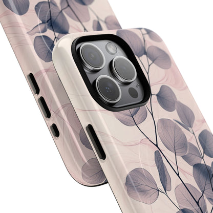 Verenkiiltävä lehtiviivaus iPhone 15 Pro Max -suojakotelo - Tough+