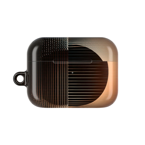 Amber Meridian · Hard Case for AirPods & AirPods Pro · Black