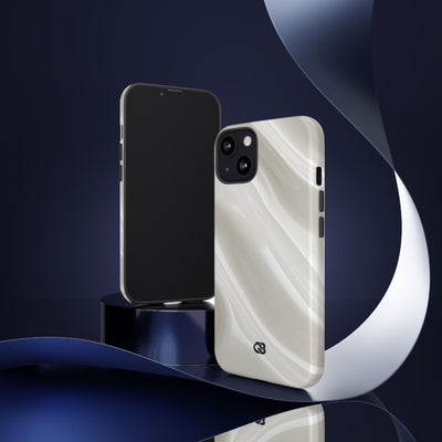 Liquid Enamel Fold · Tough Phone Case for iPhone · White