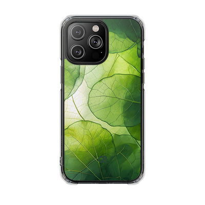 Emerald Leaf Veins · Impact Phone Case for iPhone · Magsafe