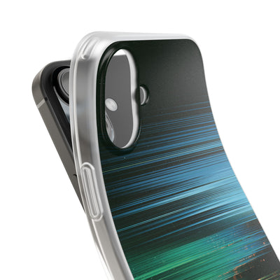 Digital Shoreline Drift · Lite Phone Case for iPhone ·  Teal