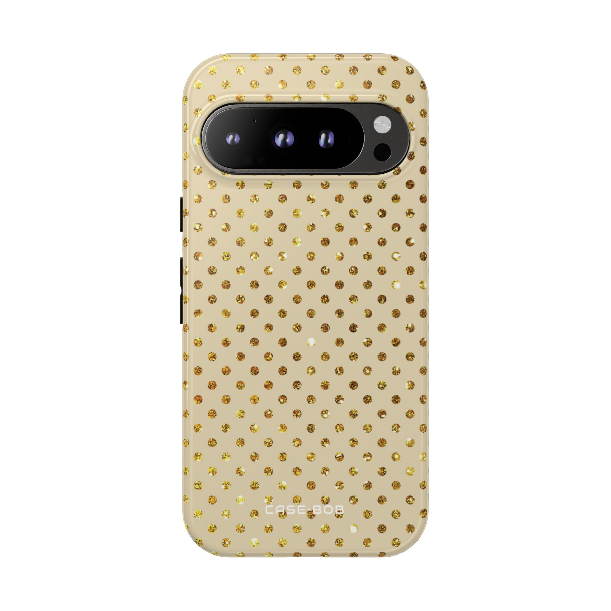 Gold Glitzer Raster Google Pixel 9 Pro Case - Tough