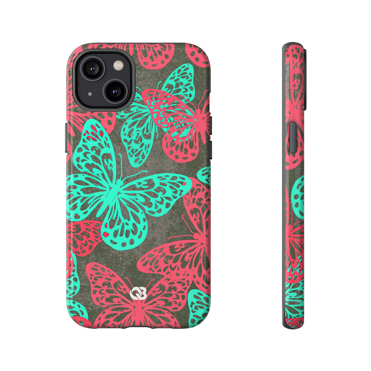 Electric Papillon · Tough Phone Case for iPhone · Pink