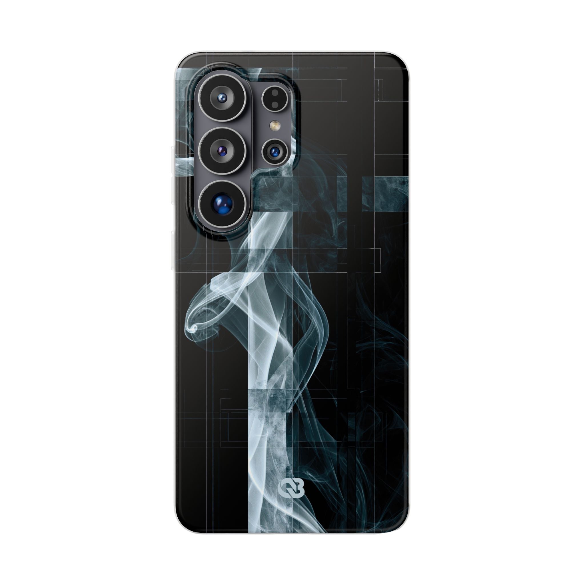 Black Lite Phone Case for Samsung - Arctic Vapor Grid