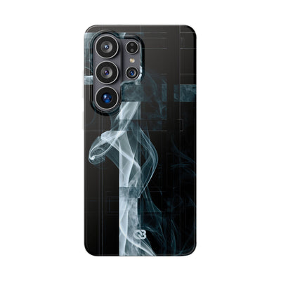 Black Lite Phone Case for Samsung - Arctic Vapor Grid