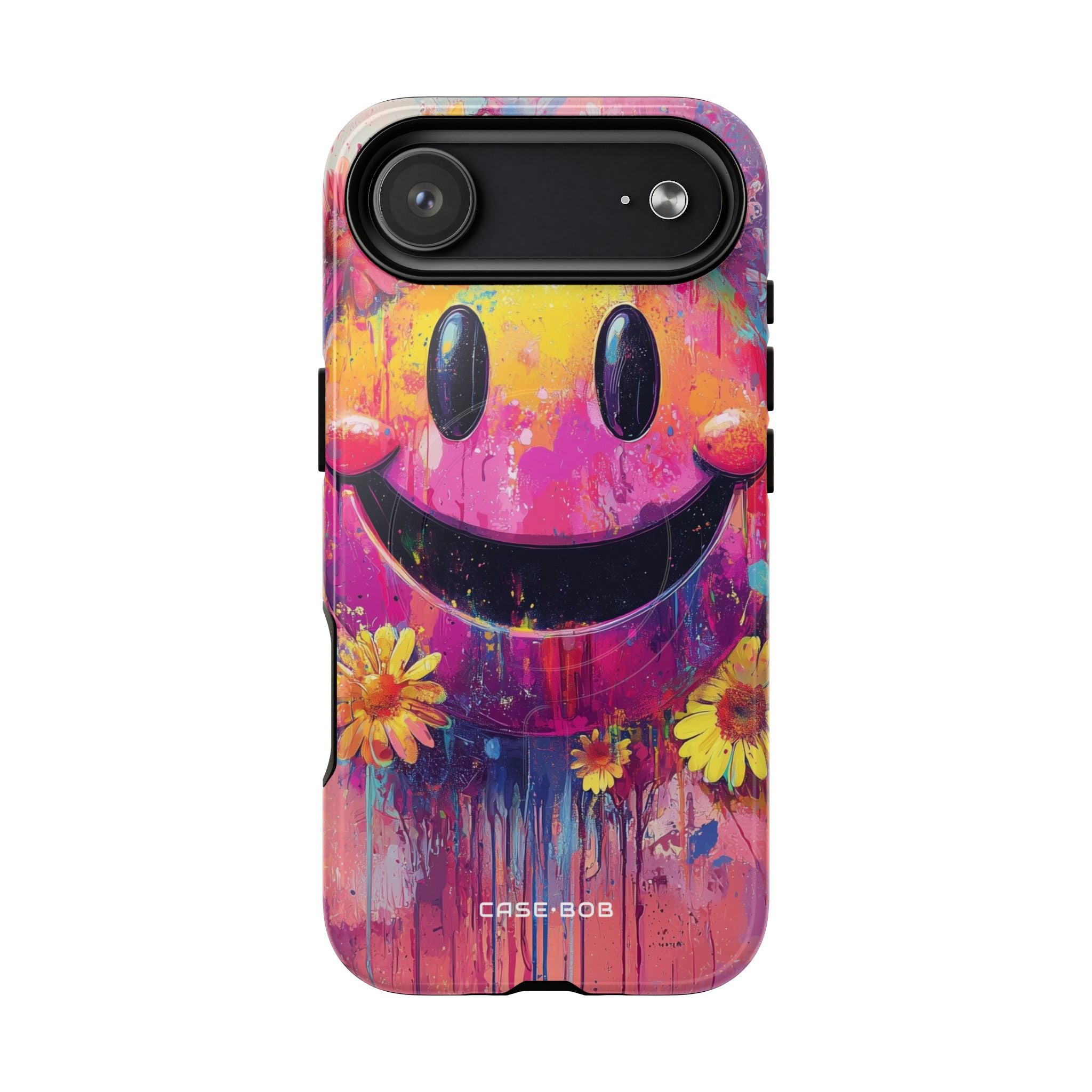 Smiley Bloom iPhone 17 Air Case - Tough+ - CASE•BOB
