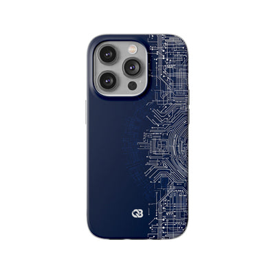 Blue Lite Phone Case for iPhone - Cobalt Circuit Logic