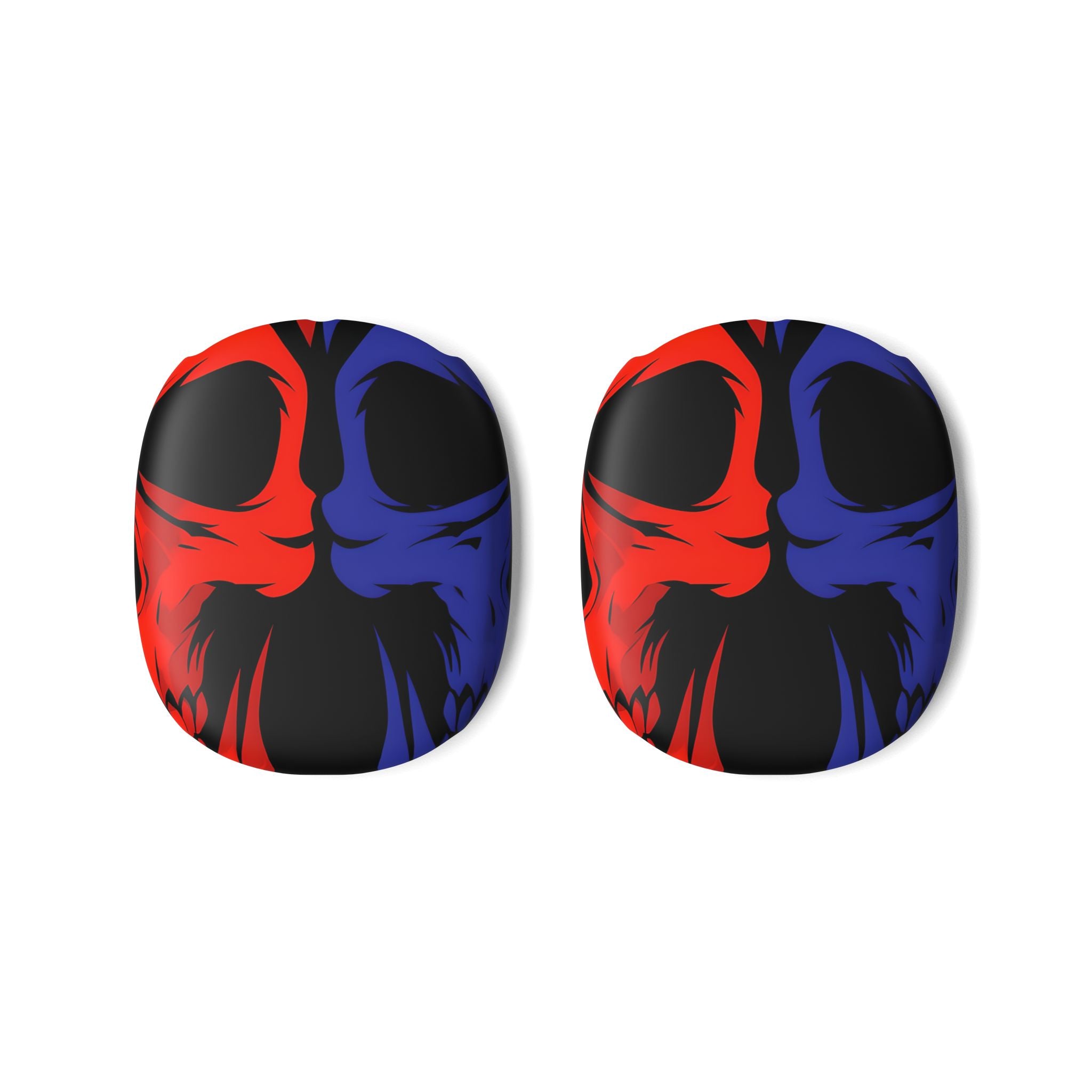 Dual Skulls RedBlue - AirPod Max Cover