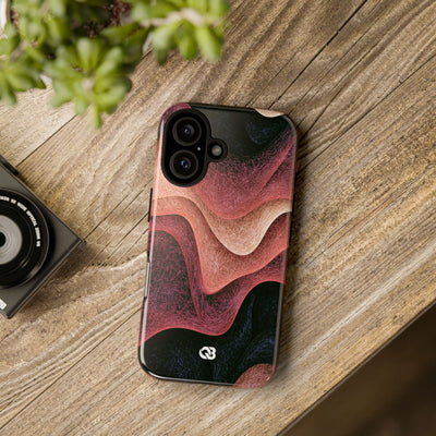 Rose Contour Waves · Tough Phone Case for iPhone · Pink