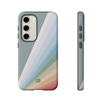 Green Tough Phone Case for Samsung - Sage Prism Beam