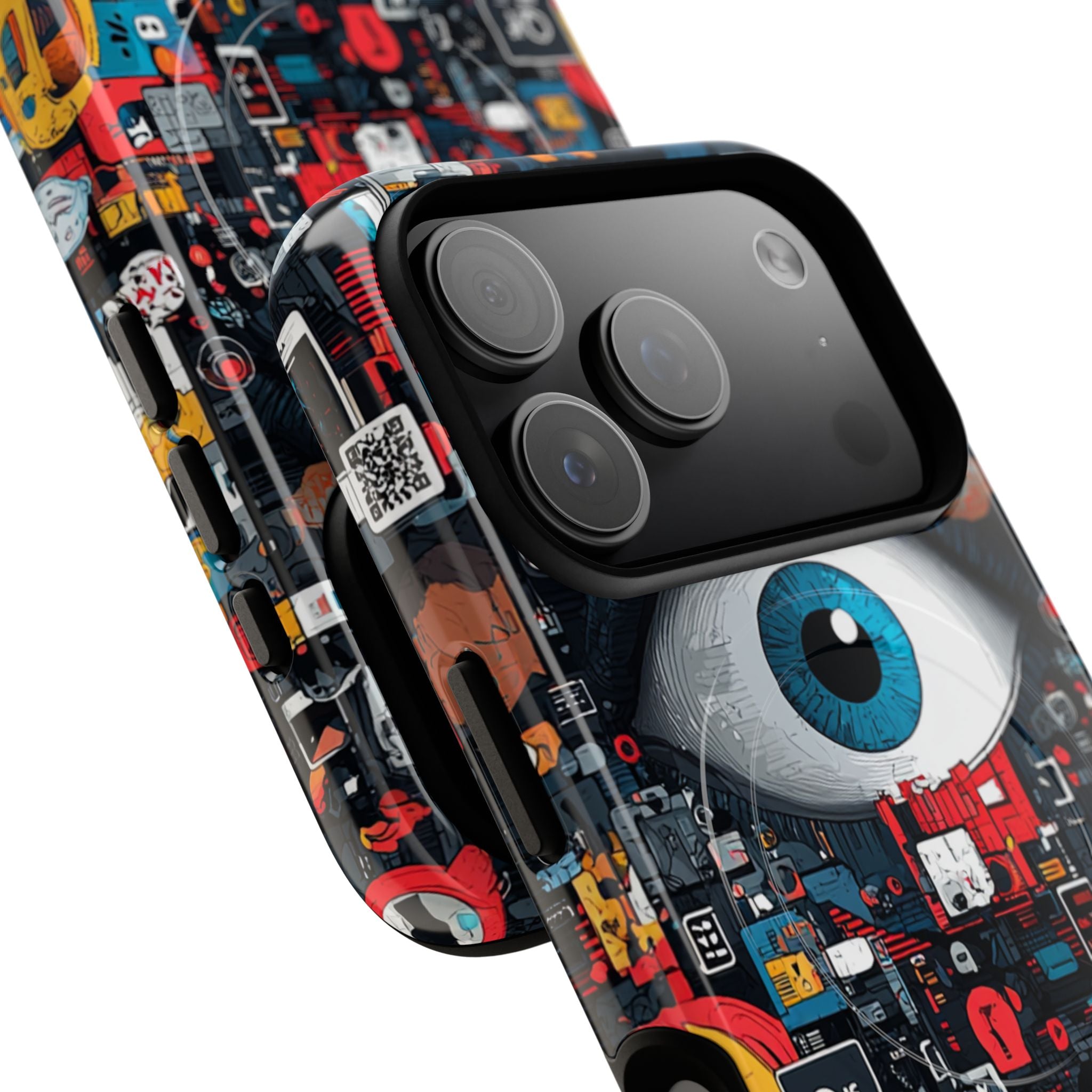 Digital Eye Blue iPhone 17 Pro Case - Tough+ - CASE•BOB