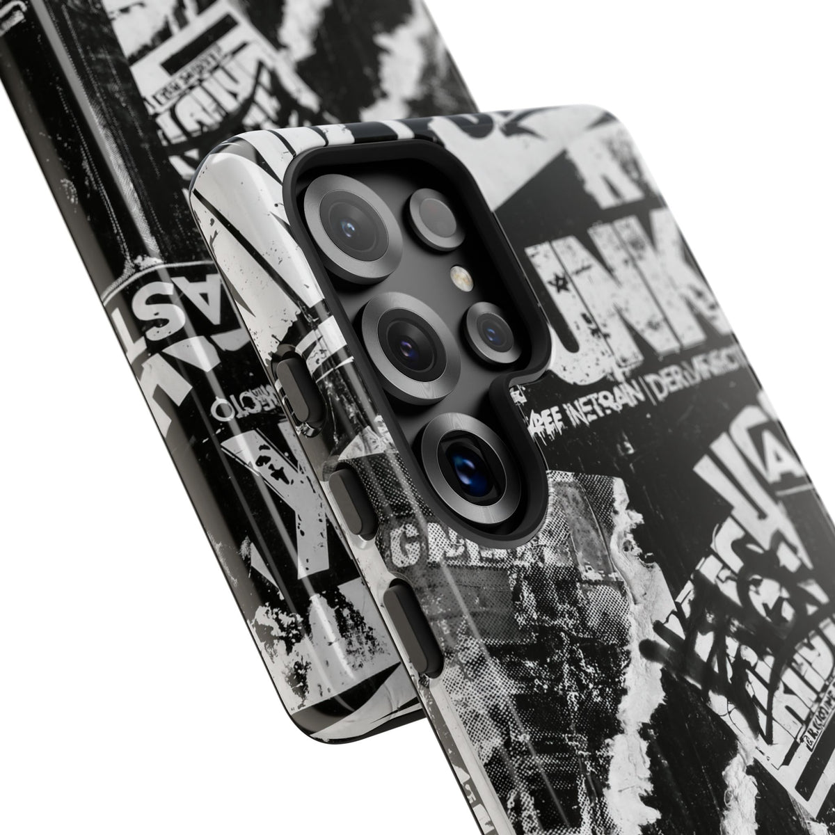 Underground Punk Collage · Tough Phone Case for Samsung · Black