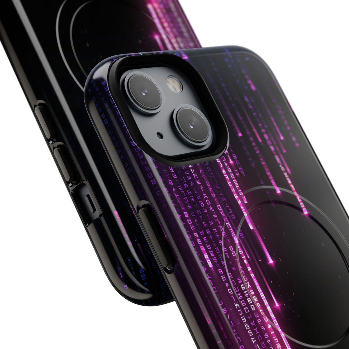 Binary Cascade · Tough 2.0 Magnetic Phone Case for iPhone · Black