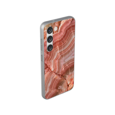 Blushing Rose Strata · Lite Phone Case for Samsung · Pink