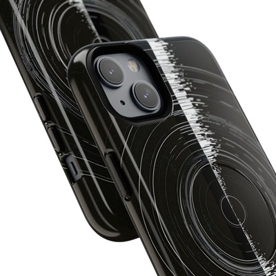 Black Tough 2.0 Magsafe Phone Case for iPhone - Obsidian Orbital Signal