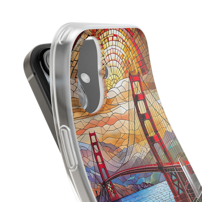 Crimson Arch Coast · Soft Custodia per iPhone