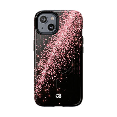 Rose Digital Cascade · Tough 2.0 Magnetic Phone Case for iPhone · Pink