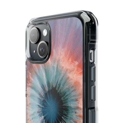 Radiant Aura Core · Clear Impact Magnetic Phone Case for iPhone · Orange