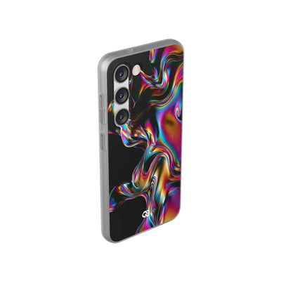 Purple Lite Phone Case for Samsung - Liquid Neon Chrome