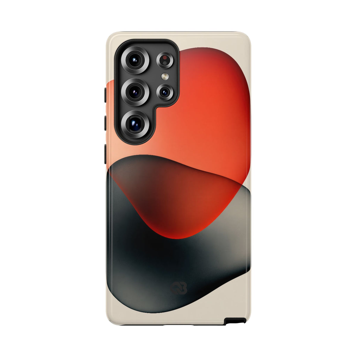 Translucent Crimson Form · Tough Phone Case for Samsung · Red