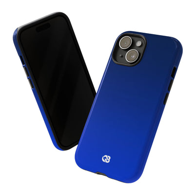 Blue Tough Phone Case for iPhone - Cobalt Depth Shift