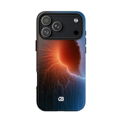 Thermal Aura Pulse · Tough Phone Case for iPhone · Blue