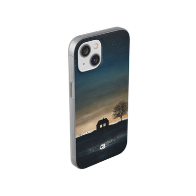 Midnight Cabin Glow · Soft Phone Case for iPhone