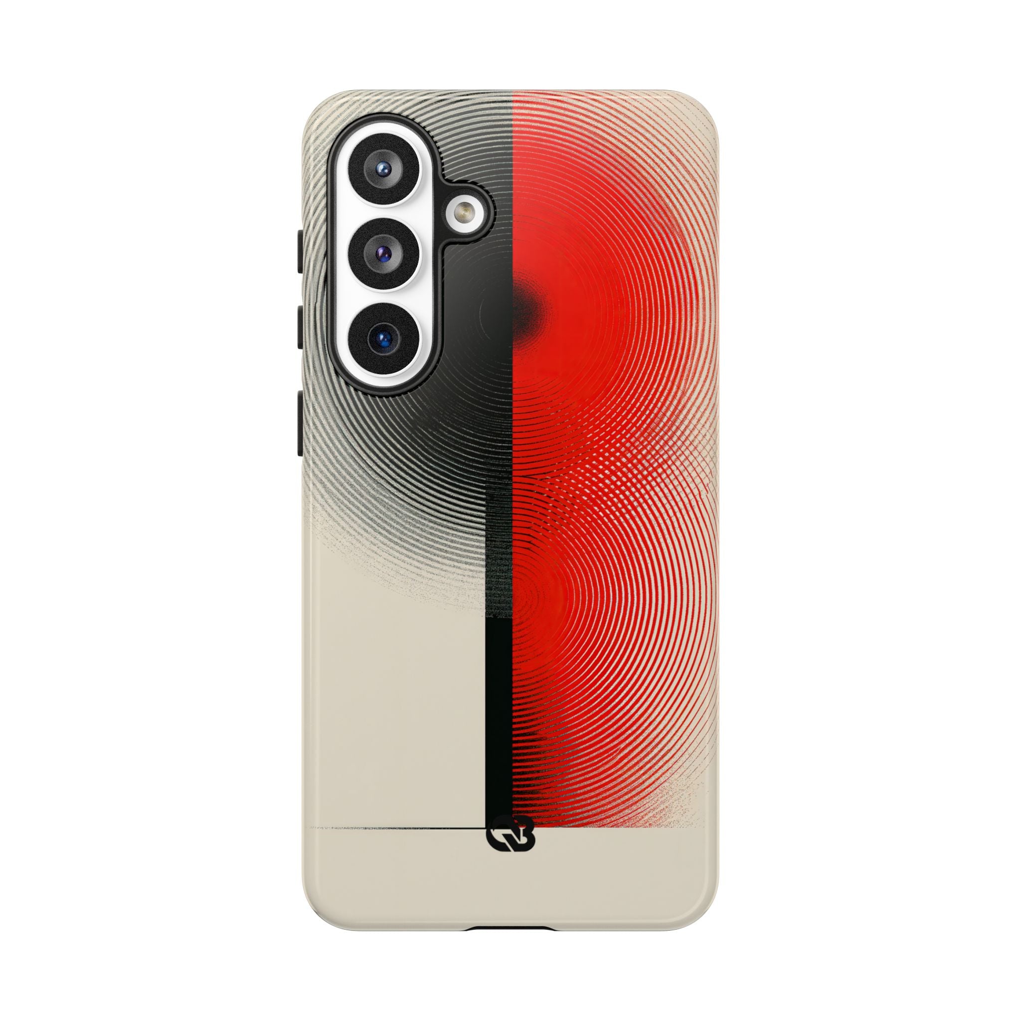 Red Tough Phone Case for Samsung - Split Signal Red