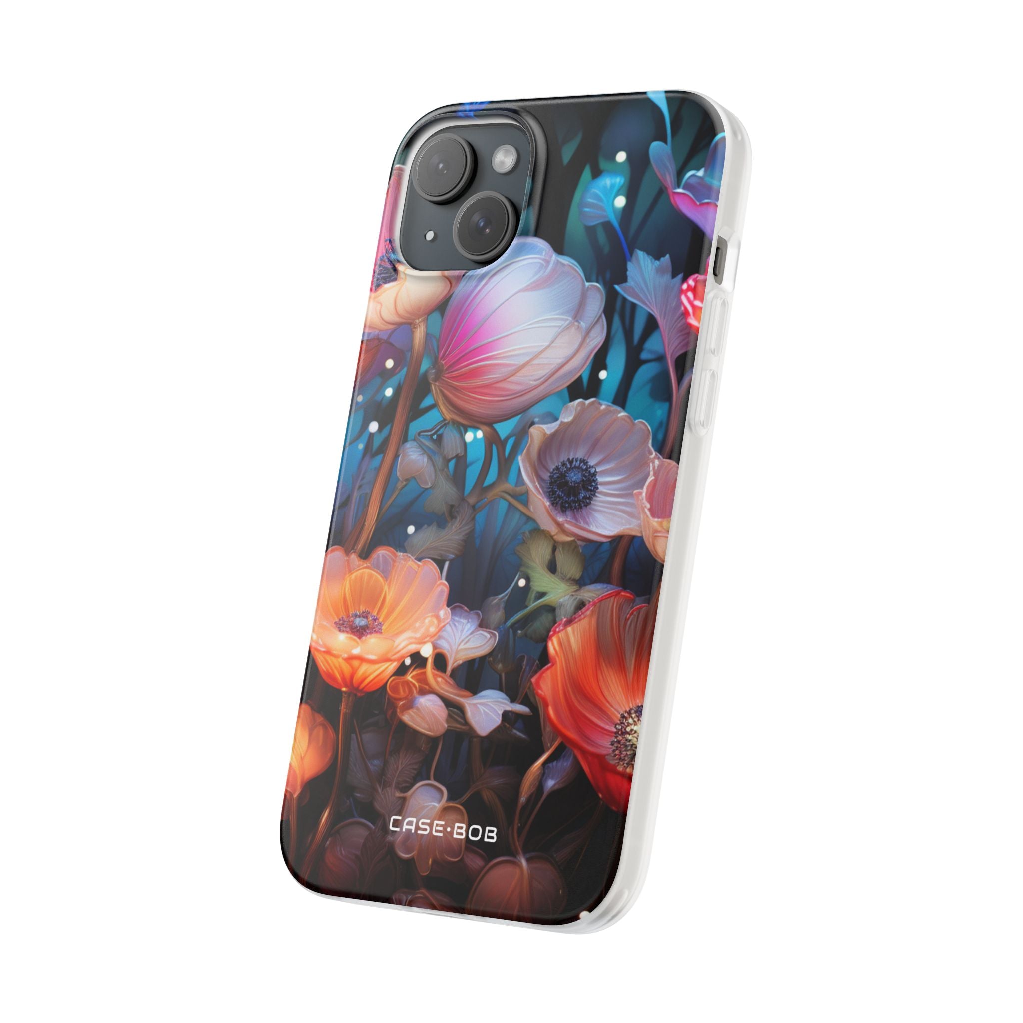 Translucent Bloom iPhone 15 Plus Case - Soft