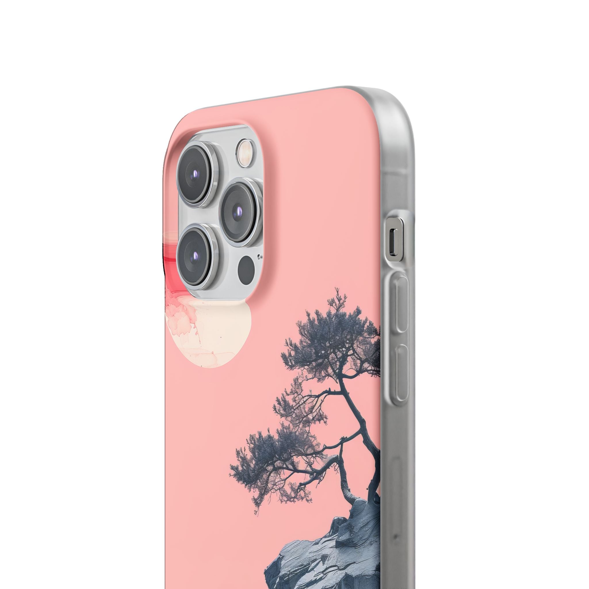 Crimson Moon Tree iPhone 14 Pro Max Case - Soft
