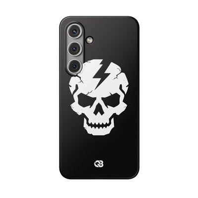 Shattered Bolt Skull · Soft Phone Case for Samsung