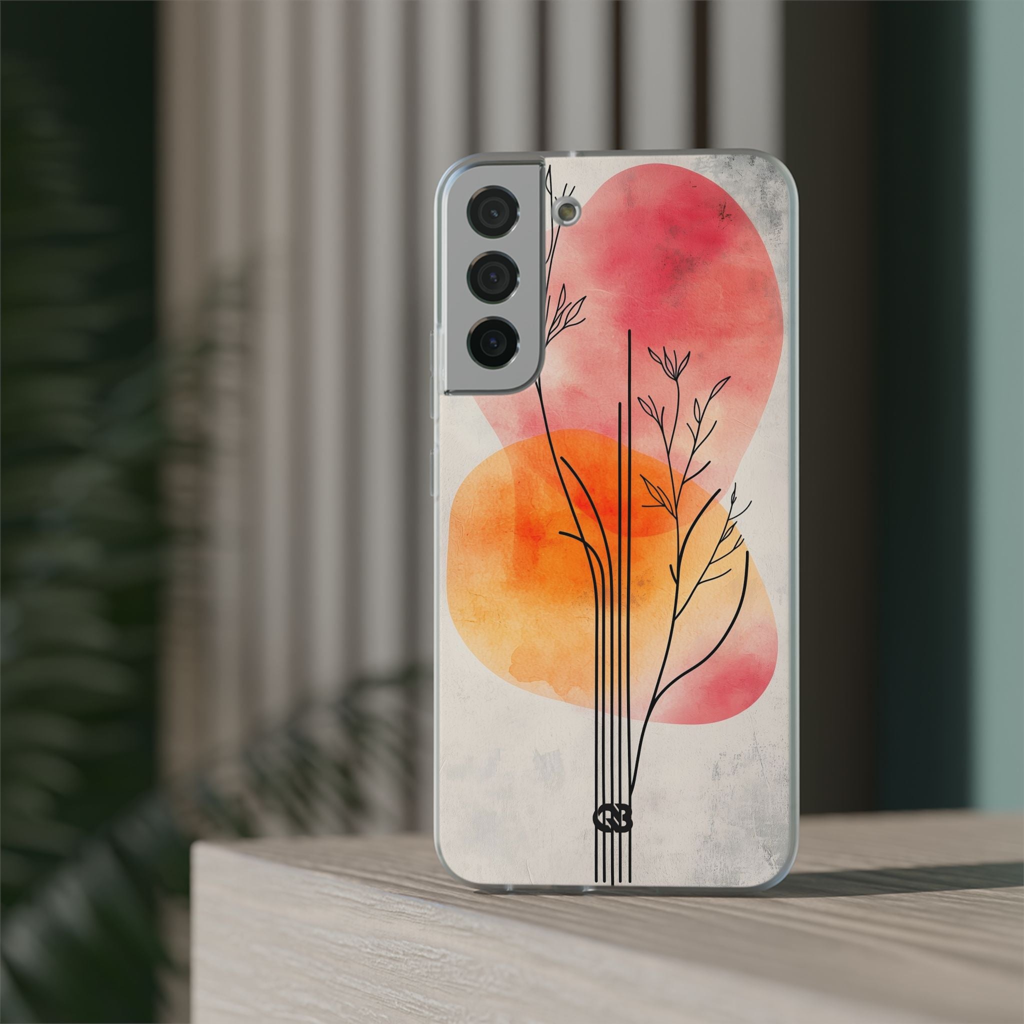 Crimson Bloom Lineage · Soft Phone Case for Samsung