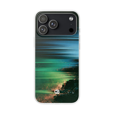 Digital Shoreline Drift · Lite Phone Case for iPhone ·  Teal