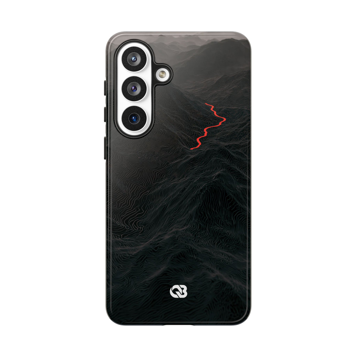 Crimson Ridge Pass · Tough Phone Case for Samsung · Black