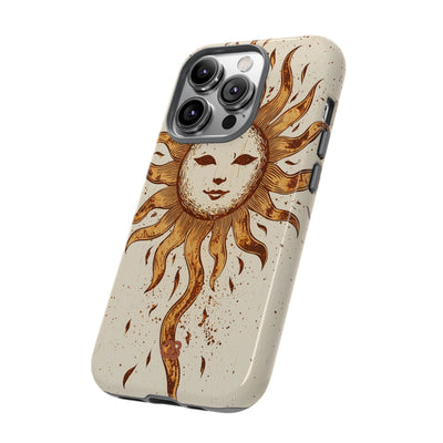 Rustic Solar Mask · Tough Phone Case for iPhone