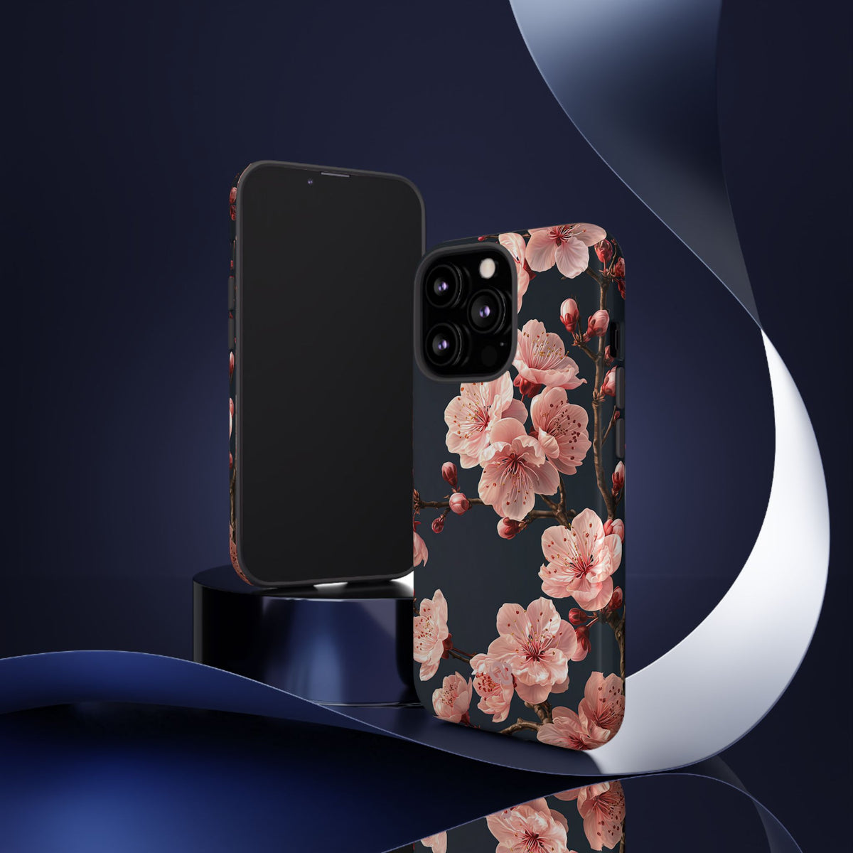 Midnight Sakura Bloom · Tough Phone Case for iPhone · Pink
