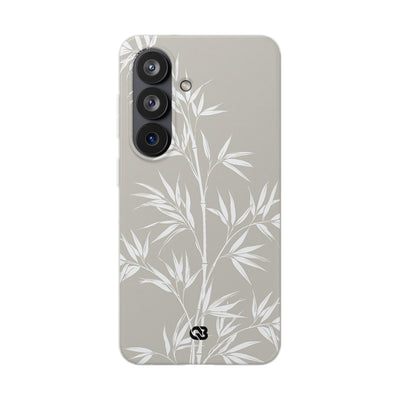 Beige Lite Phone Case for Samsung - Sandstone Bamboo Stalks