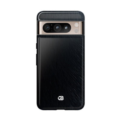 Brushed Obsidian Steel · Tough Phone Case for Pixel ·  Black