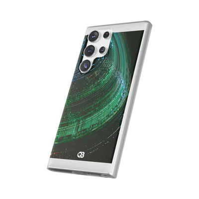 Orbital Data Stream · Lite Phone Case for Samsung · Green