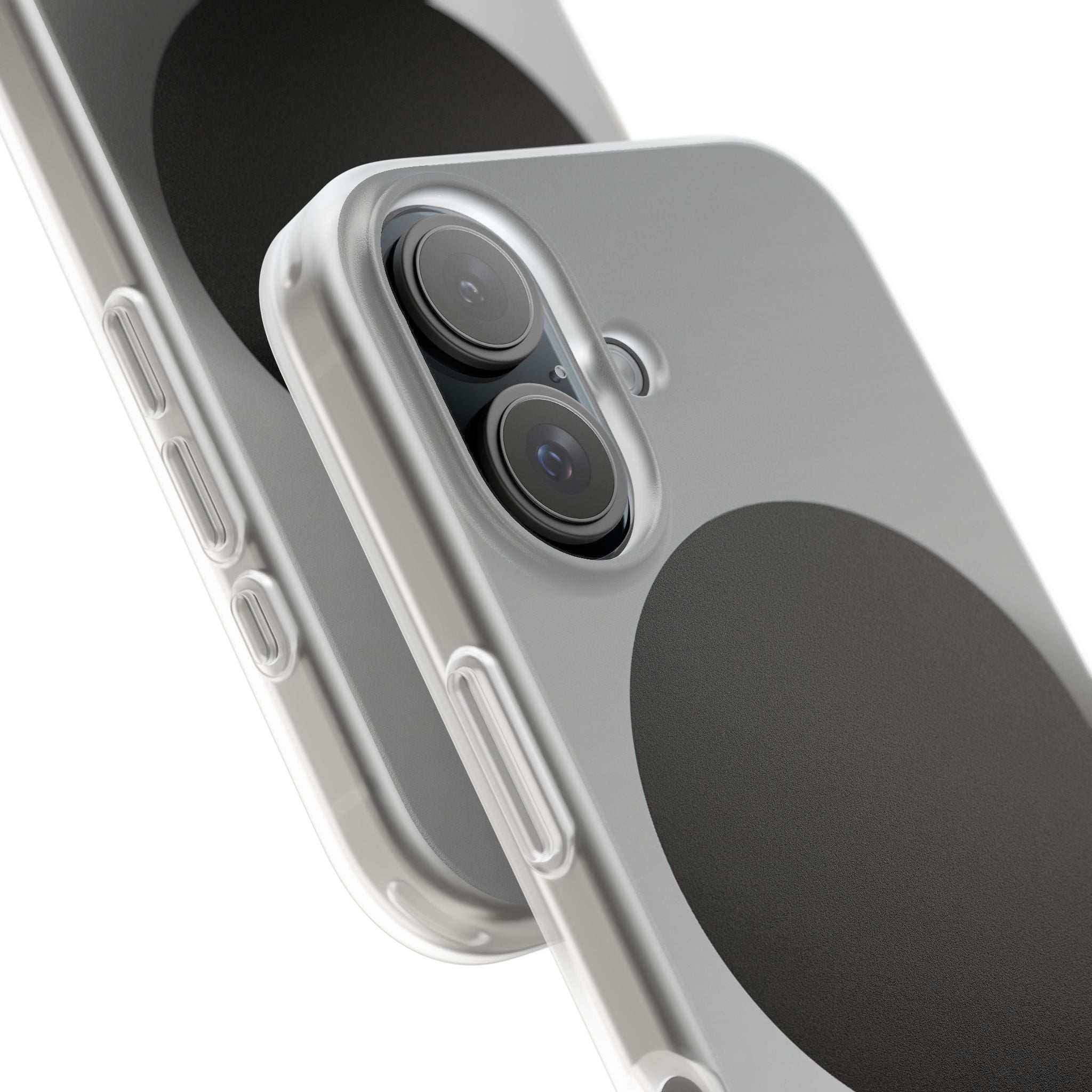 Grey Lite Phone Case for iPhone - Matte Onyx Sphere