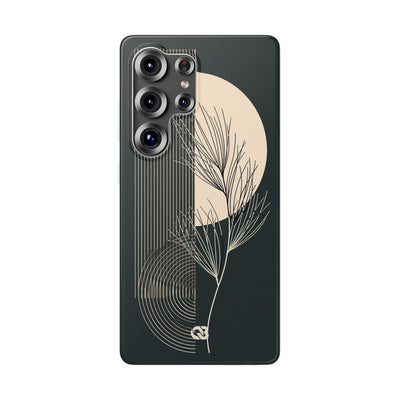 Black Lite Phone Case for Samsung - Obsidian Sand Willow