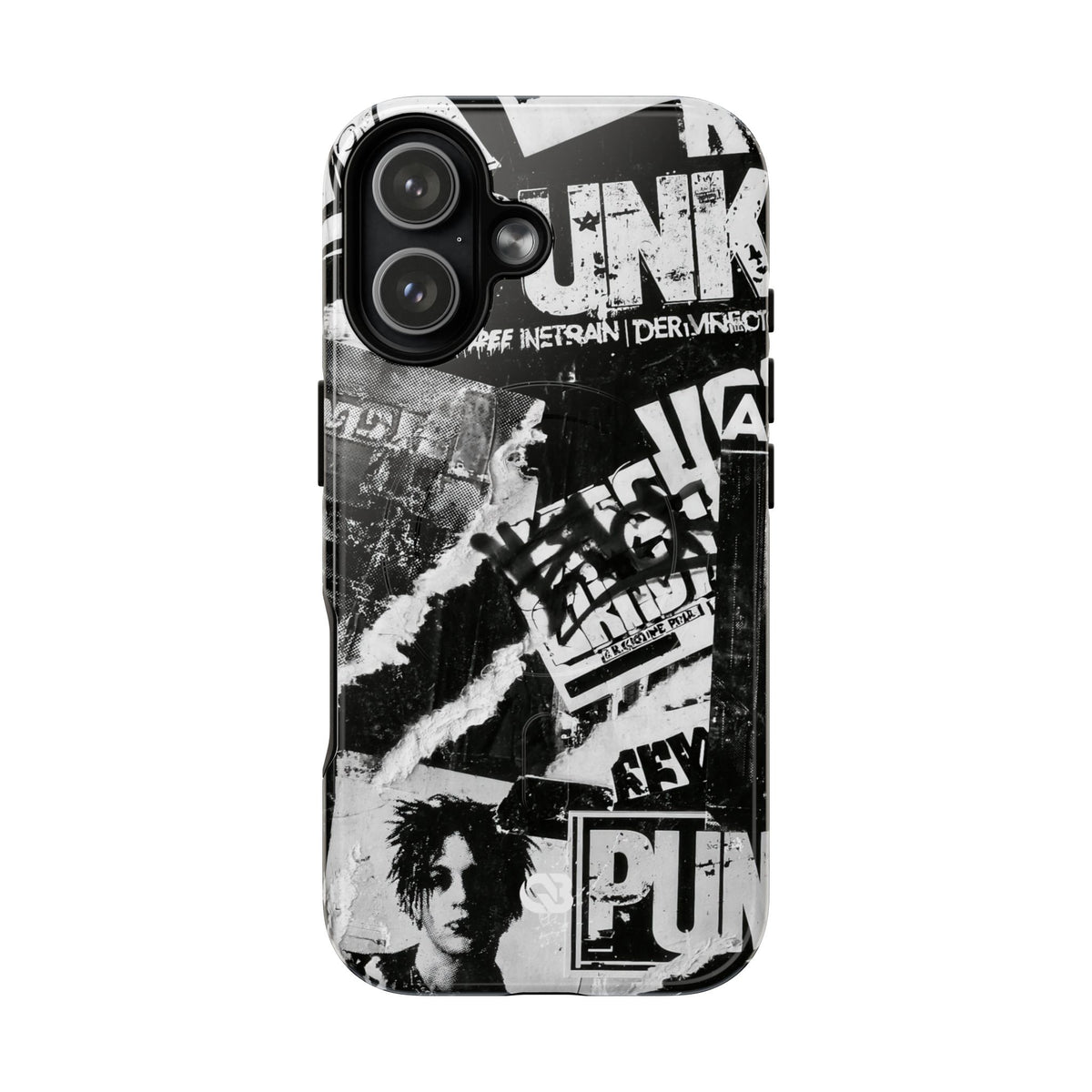 Underground Punk Collage · Tough 2.0 Magnetic Phone Case for iPhone · Black