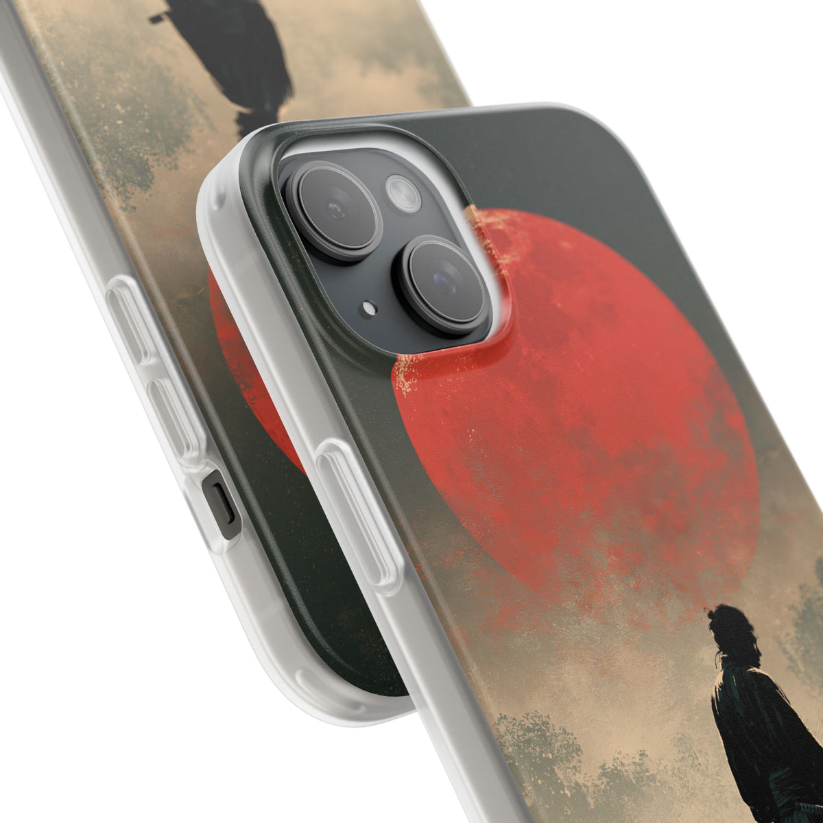 Crimson Moon Ronin · Lite Phone Case for iPhone ·  Red
