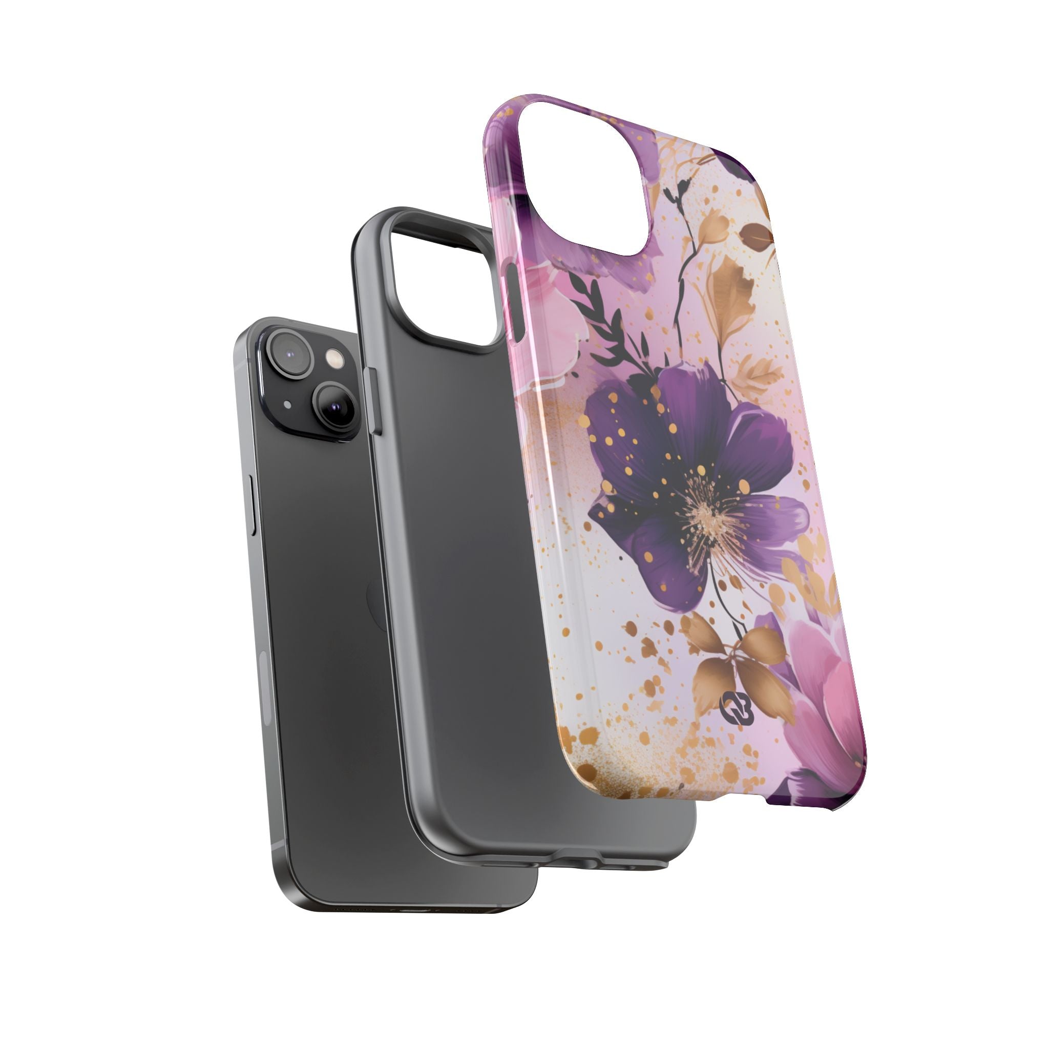 Gilded Violet Bloom · Tough Phone Case for iPhone