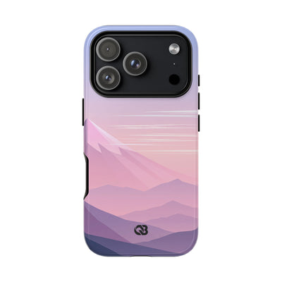 Alpine Twilight · Tough Phone Case for iPhone · Pink