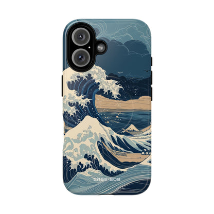 Cresting Blue Wave iPhone 16 Case - Tough+