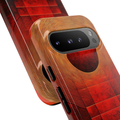 Crimson Solar Halo · Tough Phone Case for Google Pixel
